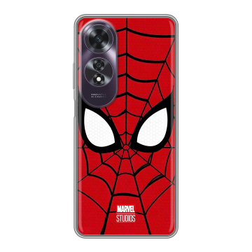 Силиконовый чехол на OPPO A60 с принтом человек паук spiderman