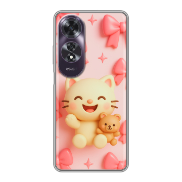 Силиконовый чехол на OPPO A60 с принтом для девочек Силиконовый чехол на OPPO A60 с принтом для девочек
