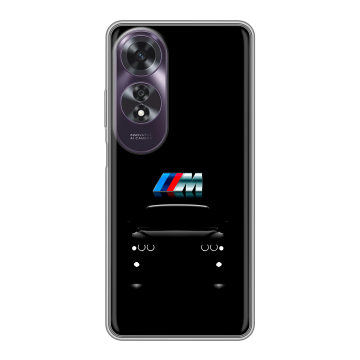 Силиконовый чехол на OPPO A60 с принтом БМВ BMW