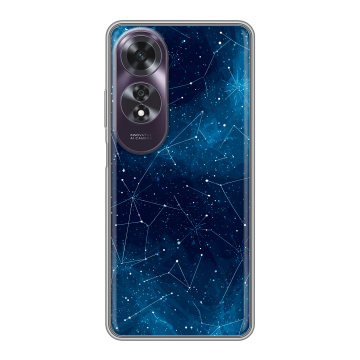 Силиконовый чехол на OPPO A60 с принтом Космос звезды