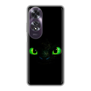Силиконовый чехол на OPPO A60 с принтом Как приручить дракона