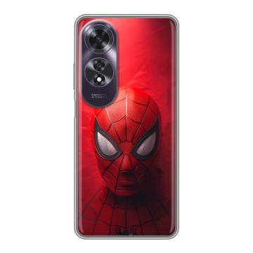 Силиконовый чехол на OPPO A60 с принтом Spiderman Человек паук