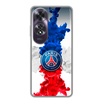 Силиконовый чехол на OPPO A60 с принтом PSG ПСЖ