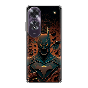 Силиконовый чехол на OPPO A60 с принтом Batman Бэтмен