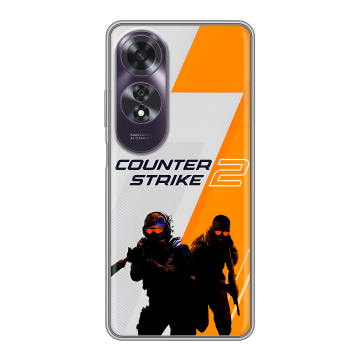 Силиконовый чехол на OPPO A60 с принтом Counter Strike Силиконовый чехол на OPPO A60 с принтом Counter Strike