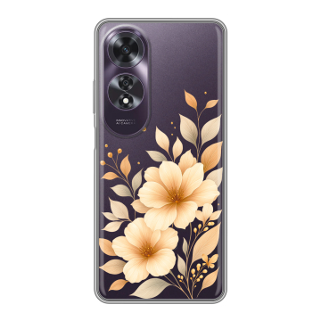 Силиконовый чехол на OPPO A60 с принтом для девушки
