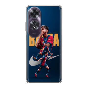 Силиконовый чехол на OPPO A60 с принтом Барселона Barca Yamal 
