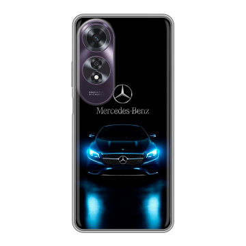 Силиконовый чехол на OPPO A60 с принтом Mercedes Мерседес Силиконовый чехол на OPPO A60 с принтом Mercedes Мерседес