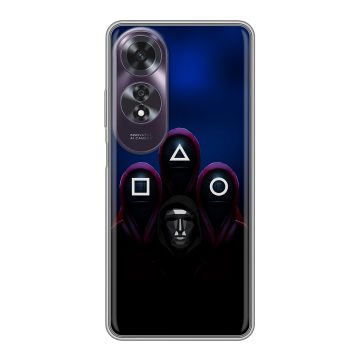 Силиконовый чехол на OPPO A60 с принтом Игра Кальмара
