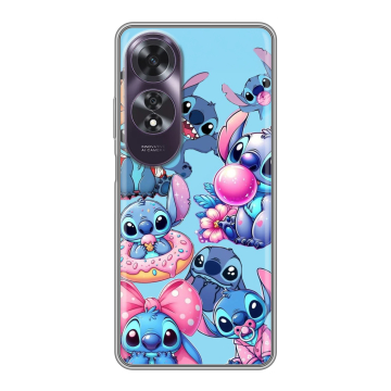 Силиконовый чехол на OPPO A60 с принтом Лило и Стич Силиконовый чехол на OPPO A60 с принтом Лило и Стич