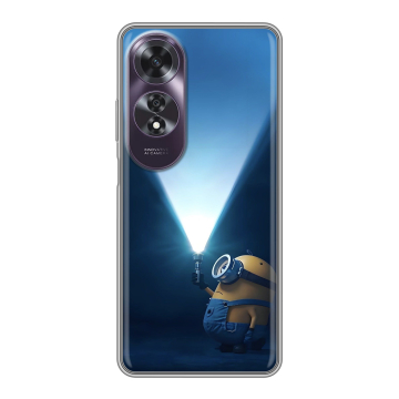 Силиконовый чехол на OPPO A60 с принтом Миньоны
