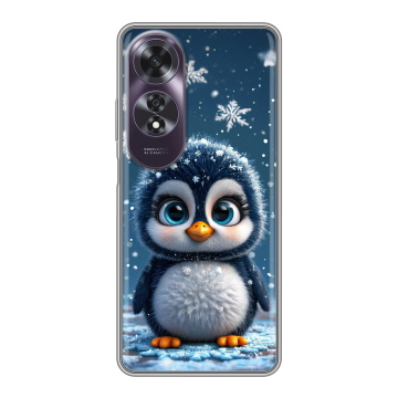 Силиконовый чехол на OPPO A60 с принтом Новый год