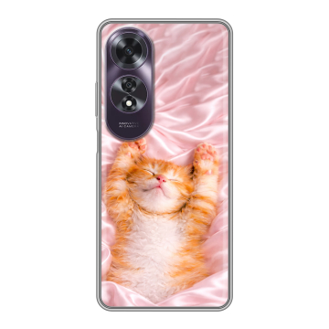 Силиконовый чехол на OPPO A60 с принтом женский Силиконовый чехол на OPPO A60 с принтом женский
