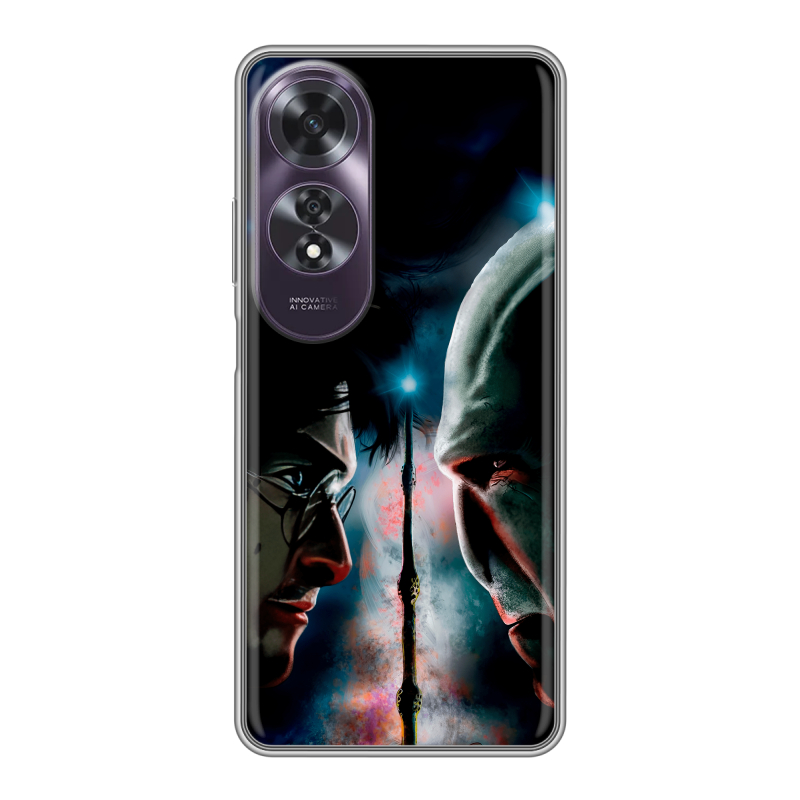 Силиконовый чехол на OPPO A60 с принтом Гарри Поттер Harry Potter Силиконовый чехол на OPPO A60 с принтом Гарри Поттер Harry Potter