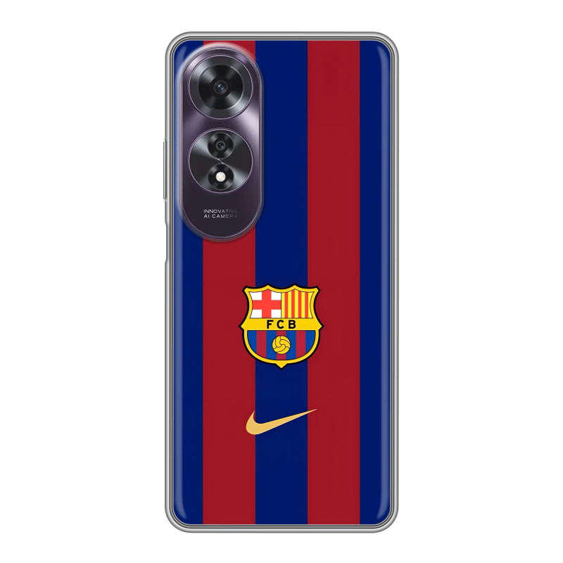 Силиконовый чехол на OPPO A60 с принтом Барселона Barcelona Силиконовый чехол на OPPO A60 с принтом Барселона Barcelona