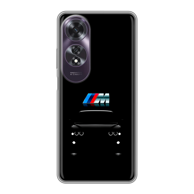 Силиконовый чехол на OPPO A60 с принтом БМВ BMW Силиконовый чехол на OPPO A60 с принтом БМВ BMW