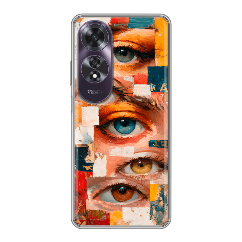 Силиконовый чехол на OPPO A60 с принтом Модный принт Силиконовый чехол на OPPO A60 с принтом Модный принт
