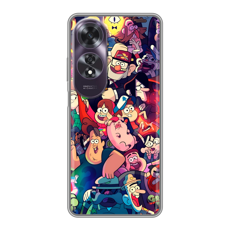 Силиконовый чехол на OPPO A60 с принтом Gravity Falls Гравити Фолз Силиконовый чехол на OPPO A60 с принтом Gravity Falls Гравити Фолз