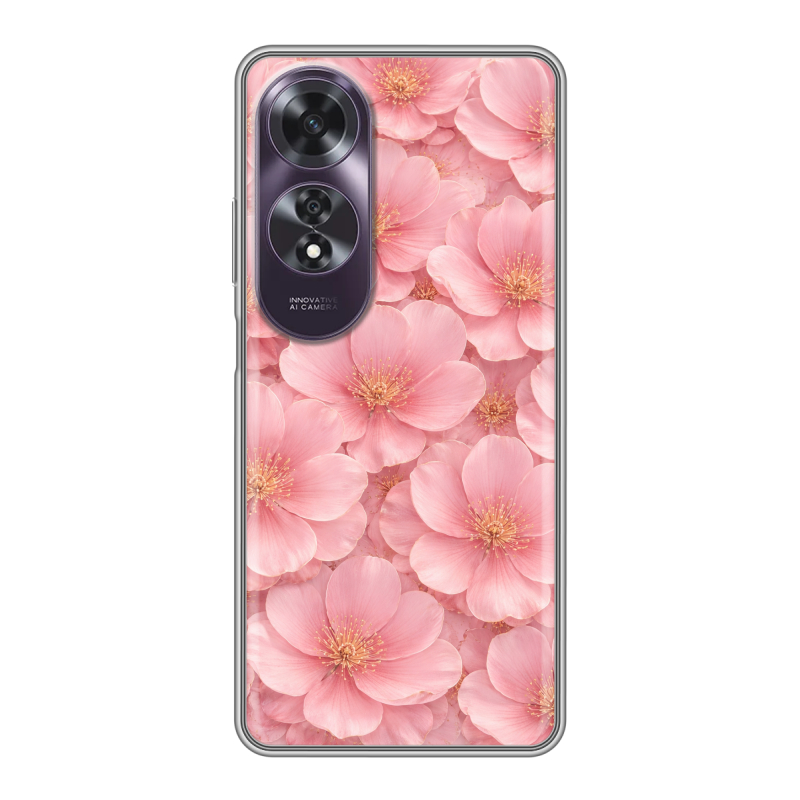 Силиконовый чехол на OPPO A60 с принтом женский Силиконовый чехол на OPPO A60 с принтом женский