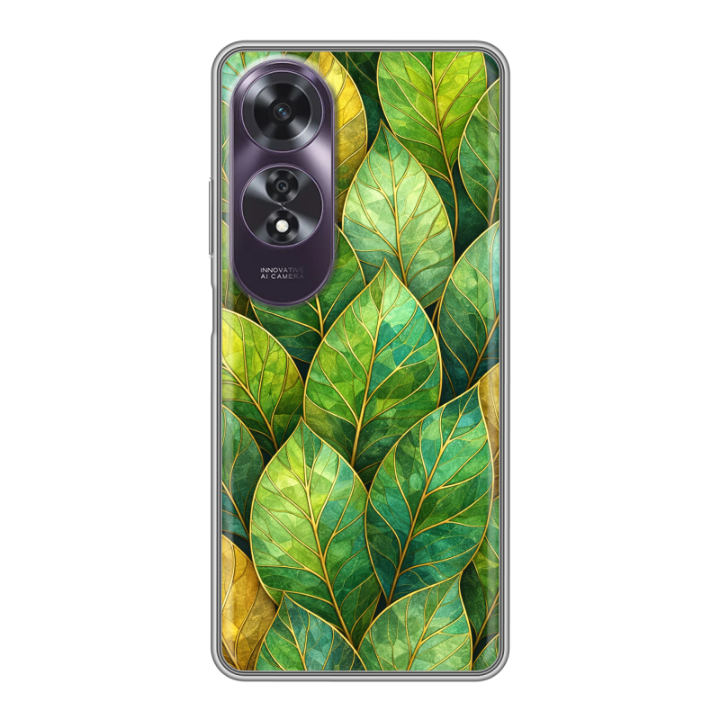 Силиконовый чехол на OPPO A60 с принтом женский Силиконовый чехол на OPPO A60 с принтом женский