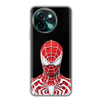 Силиконовый чехол на Vivo Y38 с принтом человек паук spiderman