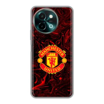 Силиконовый чехол на Vivo Y38 с принтом Manchester United Силиконовый чехол на Vivo Y38 с принтом Manchester United