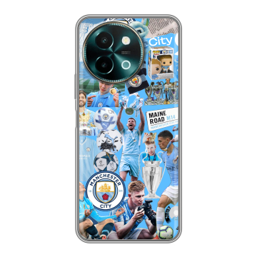 Силиконовый чехол на Vivo Y38 с принтом Man City Манчестер Сити Силиконовый чехол на Vivo Y38 с принтом Man City Манчестер Сити