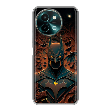 Силиконовый чехол на Vivo Y38 с принтом Batman Бэтмен Силиконовый чехол на Vivo Y38 с принтом Batman Бэтмен