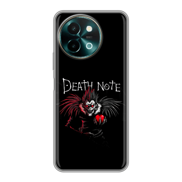Силиконовый чехол на Vivo Y38 с принтом Death note Тетрадь смерти