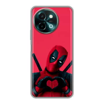 Силиконовый чехол на Vivo Y38 с принтом Дедпул Deadpool