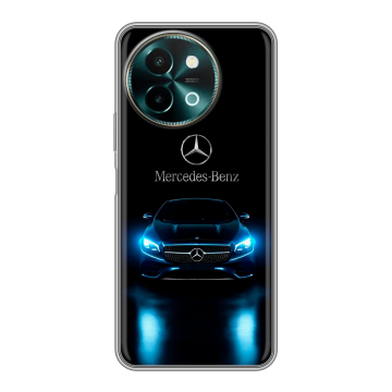 Силиконовый чехол на Vivo Y38 с принтом Mercedes Мерседес Силиконовый чехол на Vivo Y38 с принтом Mercedes Мерседес