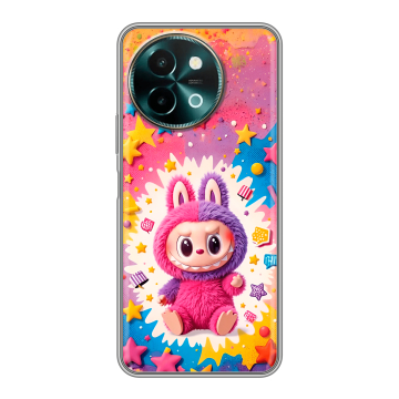 Силиконовый чехол на Vivo Y38 с принтом Labubu Лабубу