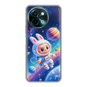 Силиконовый чехол на Vivo Y38 с принтом Labubu Лабубу