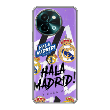 Силиконовый чехол на Vivo Y38 с принтом Real Madrid Реал Мадрид