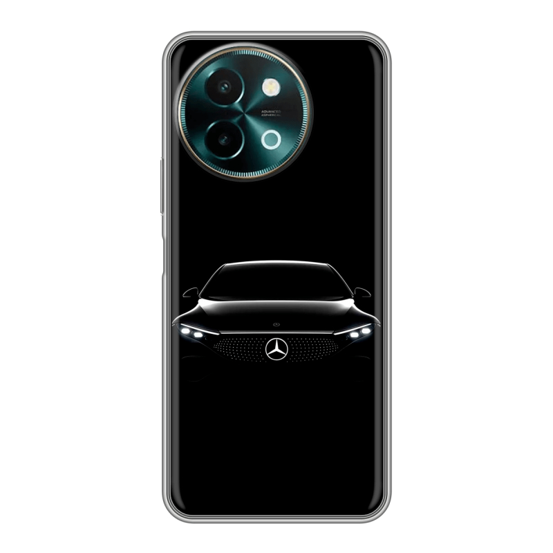 Силиконовый чехол на Vivo Y38 с принтом Mercedes Мерседес Силиконовый чехол на Vivo Y38 с принтом Mercedes Мерседес
