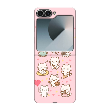 Пластиковый чехол на Samsung Galaxy Z Flip 6 с принтом Hello Kitty Хелоу Кити Пластиковый чехол на Samsung Galaxy Z Flip 6 с принтом Hello Kitty Хелоу Кити