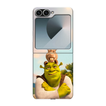 Пластиковый чехол на Samsung Galaxy Z Flip 6 с принтом Шрек Shrek Пластиковый чехол на Samsung Galaxy Z Flip 6 с принтом Шрек Shrek