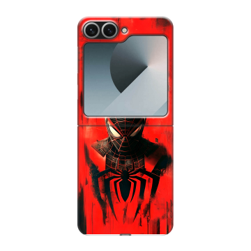 Пластиковый чехол на Samsung Galaxy Z Flip 6 с принтом человек паук spiderman Пластиковый чехол на Samsung Galaxy Z Flip 6 с принтом человек паук spiderman