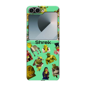 Пластиковый чехол на Samsung Galaxy Z Flip 6 с принтом Шрек Shrek Пластиковый чехол на Samsung Galaxy Z Flip 6 с принтом Шрек Shrek