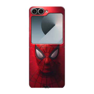 Пластиковый чехол на Samsung Galaxy Z Flip 6 с принтом Spiderman Человек паук Пластиковый чехол на Samsung Galaxy Z Flip 6 с принтом Spiderman Человек паук