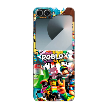 Пластиковый чехол на Samsung Galaxy Z Flip 6 с принтом Roblox Роблокс Пластиковый чехол на Samsung Galaxy Z Flip 6 с принтом Roblox Роблокс