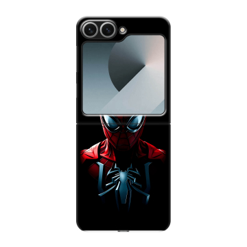 Пластиковый чехол на Samsung Galaxy Z Flip 6 с принтом Spiderman Человек паук