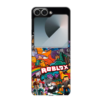 Пластиковый чехол на Samsung Galaxy Z Flip 6 с принтом Roblox Роблокс Пластиковый чехол на Samsung Galaxy Z Flip 6 с принтом Roblox Роблокс