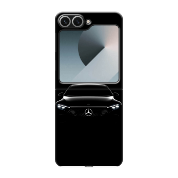 Пластиковый чехол на Samsung Galaxy Z Flip 6 с принтом Mercedes Мерседес Пластиковый чехол на Samsung Galaxy Z Flip 6 с принтом Mercedes Мерседес