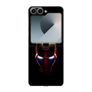 Пластиковый чехол на Samsung Galaxy Z Flip 6 с принтом IronMan Железный человек Пластиковый чехол на Samsung Galaxy Z Flip 6 с принтом IronMan Железный человек