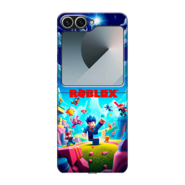 Пластиковый чехол на Samsung Galaxy Z Flip 6 с принтом Roblox Роблокс Пластиковый чехол на Samsung Galaxy Z Flip 6 с принтом Roblox Роблокс