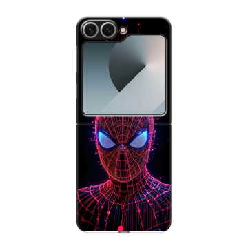 Пластиковый чехол на Samsung Galaxy Z Flip 6 с принтом Spiderman Человек паук Пластиковый чехол на Samsung Galaxy Z Flip 6 с принтом Spiderman Человек паук