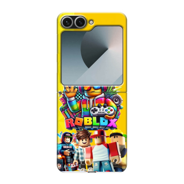 Пластиковый чехол на Samsung Galaxy Z Flip 6 с принтом Roblox Роблокс Пластиковый чехол на Samsung Galaxy Z Flip 6 с принтом Roblox Роблокс