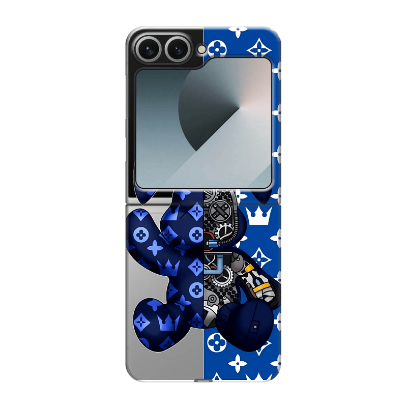 Пластиковый чехол на Samsung Galaxy Z Flip 6 с принтом Луи робот Пластиковый чехол на Samsung Galaxy Z Flip 6 с принтом Луи робот