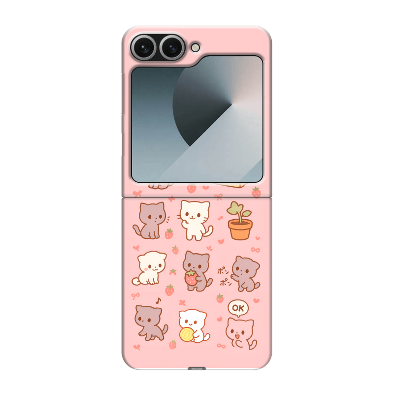 Пластиковый чехол на Samsung Galaxy Z Flip 6 с принтом Hello Kitty Хелоу Кити Пластиковый чехол на Samsung Galaxy Z Flip 6 с принтом Hello Kitty Хелоу Кити